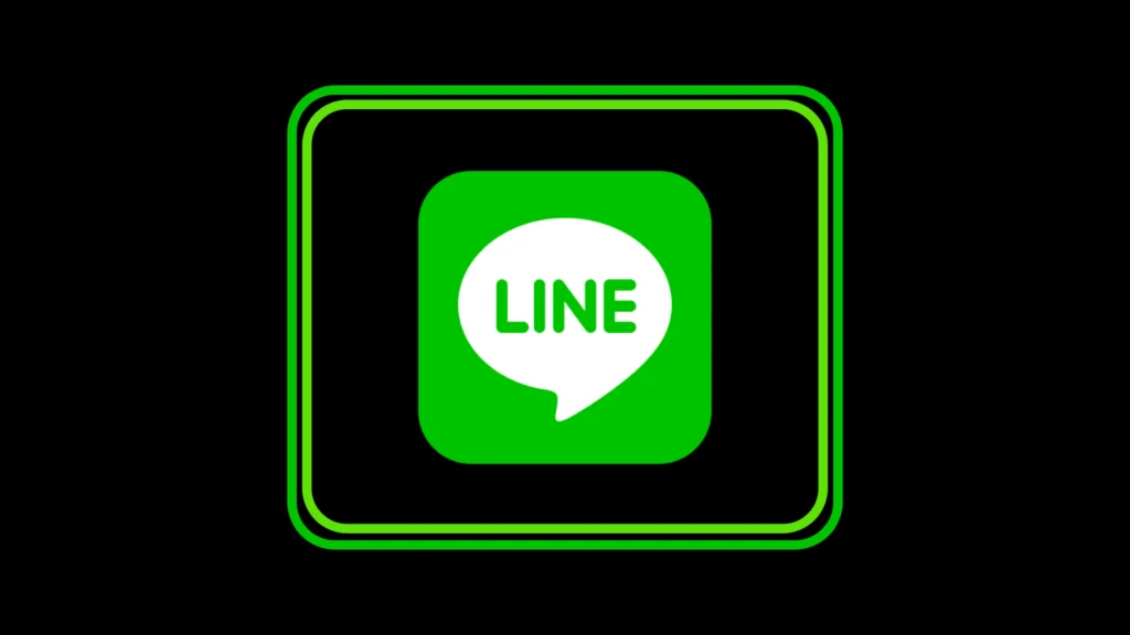 How does the Line app identify targeted customers?